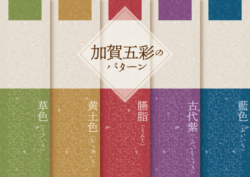 加賀五彩パターン例
